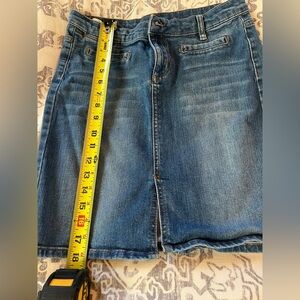 Denim Mini Skirt